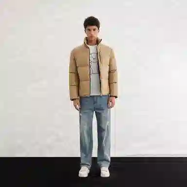 Mangano FW24 Logo Sleeve Down Jacket