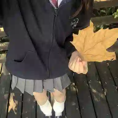 东鲸岁时记 海军领宽松拉链字母刺绣卫衣 男女同款 藏青色