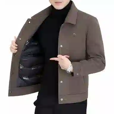 Pierre Cardin Down Jacket Khaki