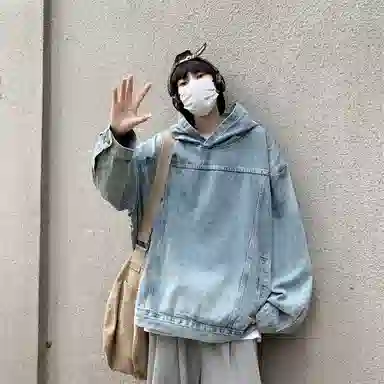 M-MAICCO Denim Sweatshirt