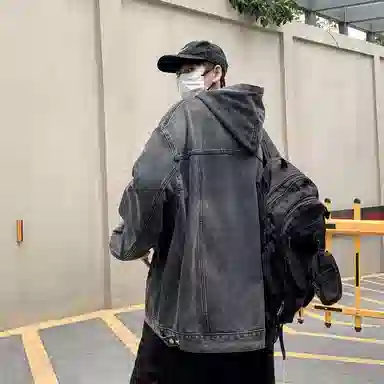 M-MAICCO Denim Sweatshirt