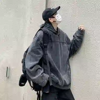 M-MAICCO Denim Sweatshirt