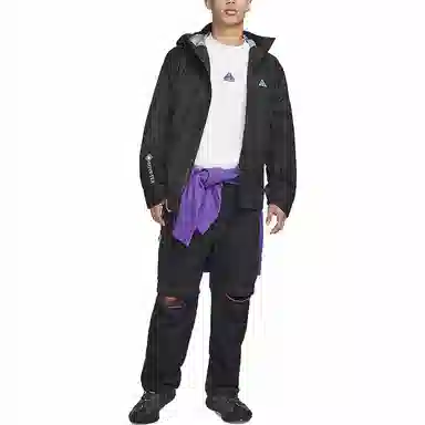 Nike Logo Print Crewneck Long Sleeve Tee White