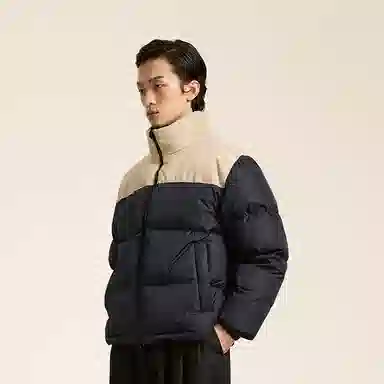 速写 立领宽松舒适羽绒服 男款