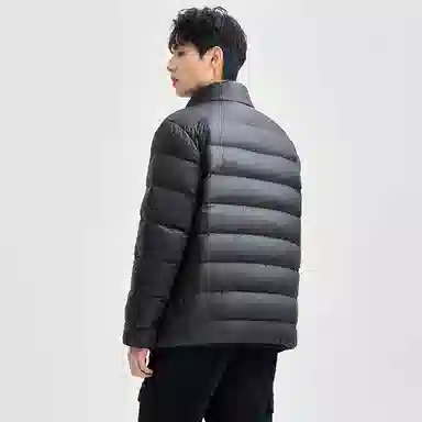 佐丹奴 立领纯色舒适羽绒服 男款