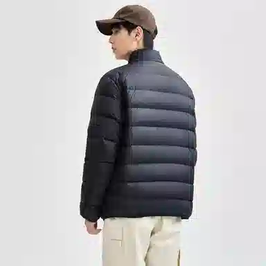 佐丹奴 立领纯色舒适羽绒服 男款