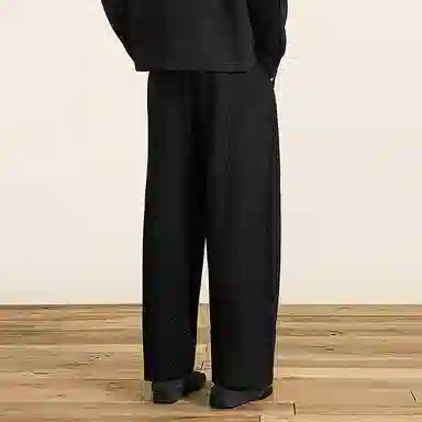 速写 宽松直筒纯色百搭休闲裤 男款