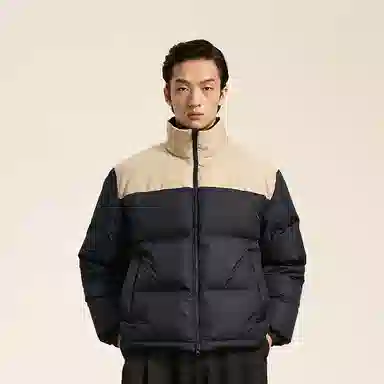 速写 立领宽松舒适羽绒服 男款