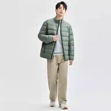 佐丹奴 立领纯色舒适羽绒服 男款