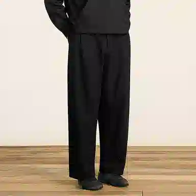 速写 宽松直筒纯色百搭休闲裤 男款