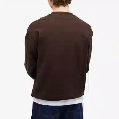 Dime MTL SS24 Pullover Sweatshirt Brown