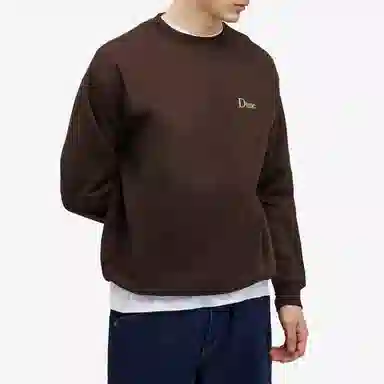 Dime MTL SS24 Pullover Sweatshirt Brown