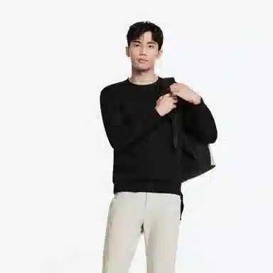 九牧王男裤专家 舒柔亲肤质感时尚休闲百搭卫衣 男款