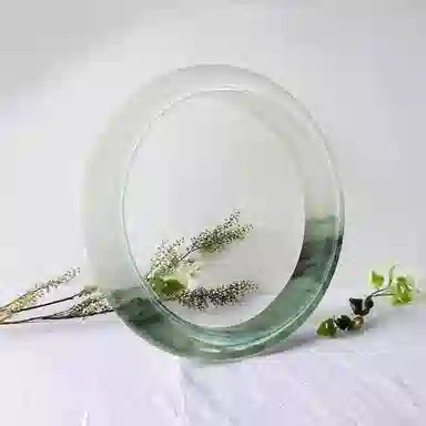 吉瑶 贵妃镯  平安 新中式 国潮古风 清冷优雅 高级感温婉 天山翠 手镯 女款