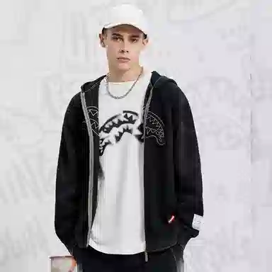 SPRAYGROUND Shark Mouth Tie-Dye Hoodie