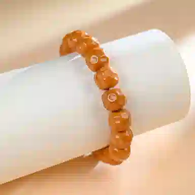 素于 新中式精品盘玩串盘出富贵摩登复古路路通手持文玩佛珠手链国风小众设计#好运念珠饰品 猴头核桃 手串 男女同款情侣款