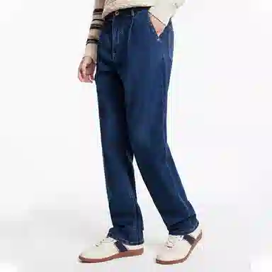 九牧王男裤专家 舒适时尚简约百搭牛仔裤 男款 牛仔蓝