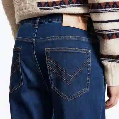 九牧王男裤专家 舒适时尚简约百搭牛仔裤 男款 牛仔蓝