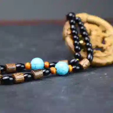 書卓 国潮新中式 精致轻奢高级感 转运 腰缠万贯#好运 绿檀 把件 男女同款情侣款