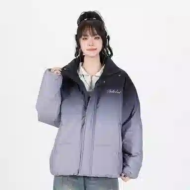 ROBINHOOD Gradient Logo Down Jacket