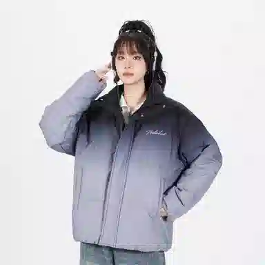 ROBINHOOD Gradient Logo Down Jacket