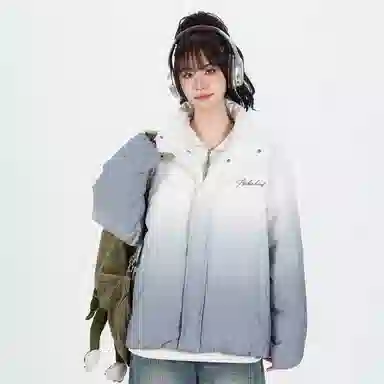 ROBINHOOD Gradient Logo Down Jacket