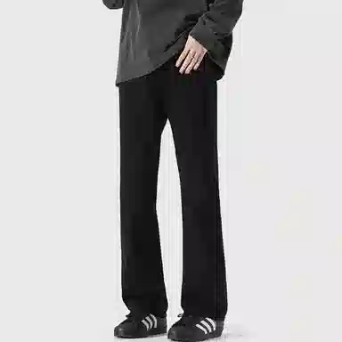 物质公式 美式高街复古做旧基础款水洗宽松百搭透气休闲高腰牛仔裤 男女同款 白色