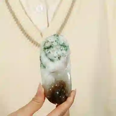 玉说 生肖龙孤品貔貅 冰白酱紫绿白多色款 独山玉 玉石摆件雕件