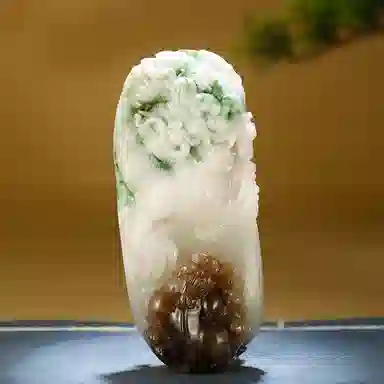 玉说 生肖龙孤品貔貅 冰白酱紫绿白多色款 独山玉 玉石摆件雕件