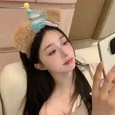 芒果饰品 可爱小熊洗脸 毛绒 发箍 女款