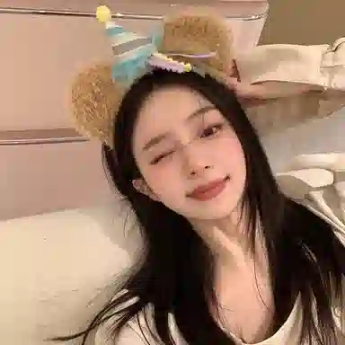 芒果饰品 可爱小熊洗脸 毛绒 发箍 女款