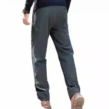 富铤 纯色简约时尚舒适休闲裤 男款