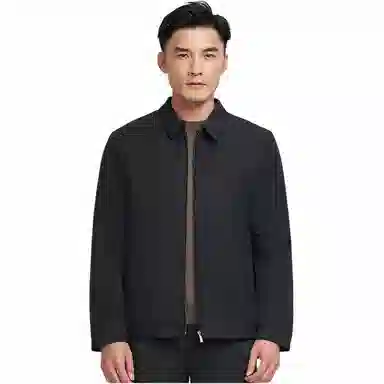 才子 翻领纯色休闲棉服 男款