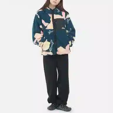 Stussy Floral Sherpa Hood Jacket