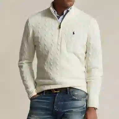 Polo Ralph Lauren FW24 Cream Sweater