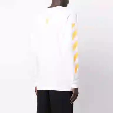 OFF-WHITE FW21 Long Sleeve Tee White