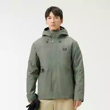 探路者 户外舒适夹绒保暖夹绒冲锋衣 男款