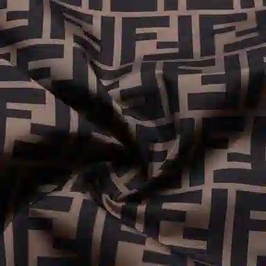 Fendi FF Pattern Swim Shorts Brown