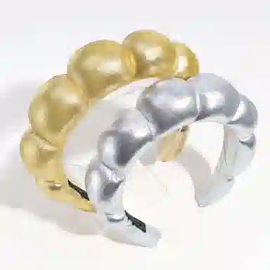 彤彤兔 云朵金色时尚百搭高颅顶 布料 发箍 女款