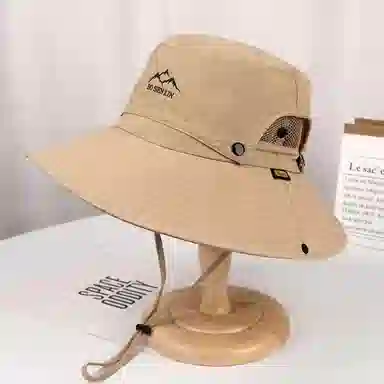 尚先生 速干西部牛仔夏季户外遮阳防晒防紫外线徒步钓鱼登山 聚酯纤维 渔夫帽 男女同款情侣款