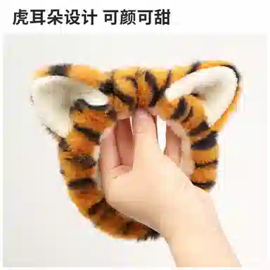 简应舒 猫耳朵洗脸化妆敷面膜专用 法兰绒 发带 女款