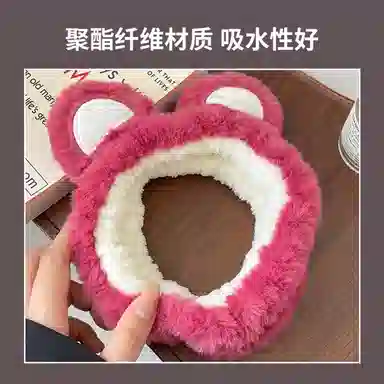 简应舒 束发洗脸洗漱敷面膜化妆可爱耳朵 聚酯纤维 发带 女款