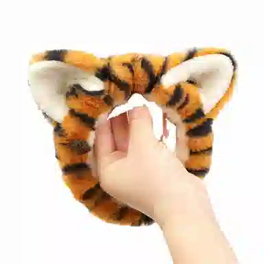 简应舒 猫耳朵洗脸化妆敷面膜专用 法兰绒 发带 女款