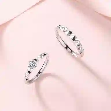 Lockstarfy Zircon Ring