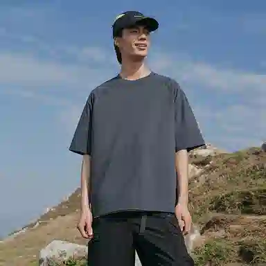 PEACEBIRD MEN Outdoor Print T-Shirt