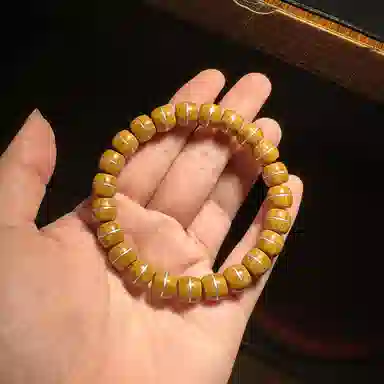 書卓 新中式国潮国风 颗颗精抛  时尚高级 传统文玩 高端大气 紫金鼠 手串 男女同款情侣款