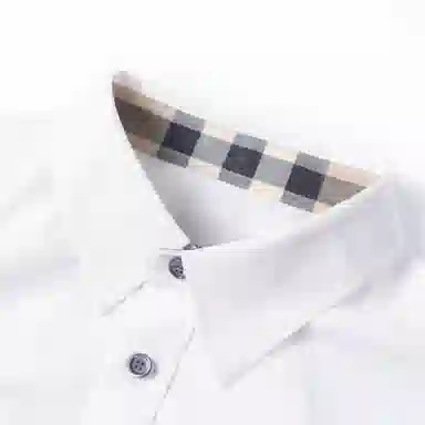 Burberry Logo Polo Shirt White
