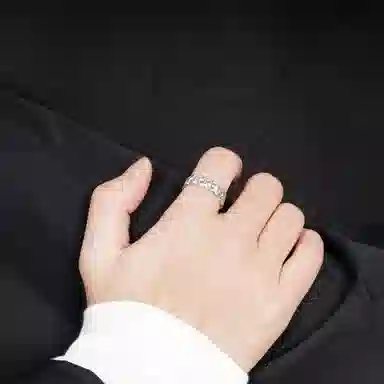 OWNREWARDS Adjustable Vintage Ring Silver