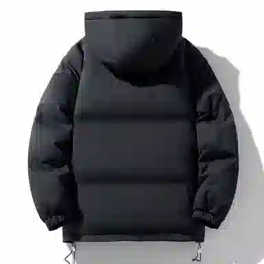 M-MAICCO Thick Warm Casual Cotton Jacket Black