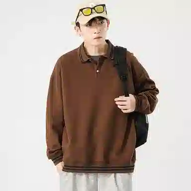 玉儿恋 休闲时尚舒适百搭卫衣 男女同款 黑色